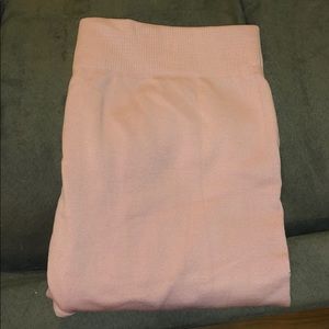 S/M Light pink thermal leggings! Never worn